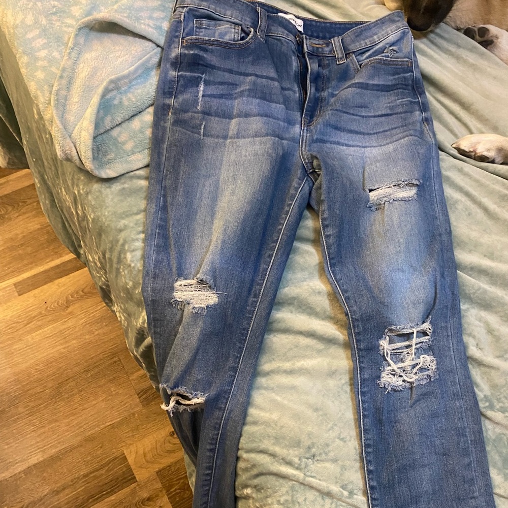 Distressed Jeans